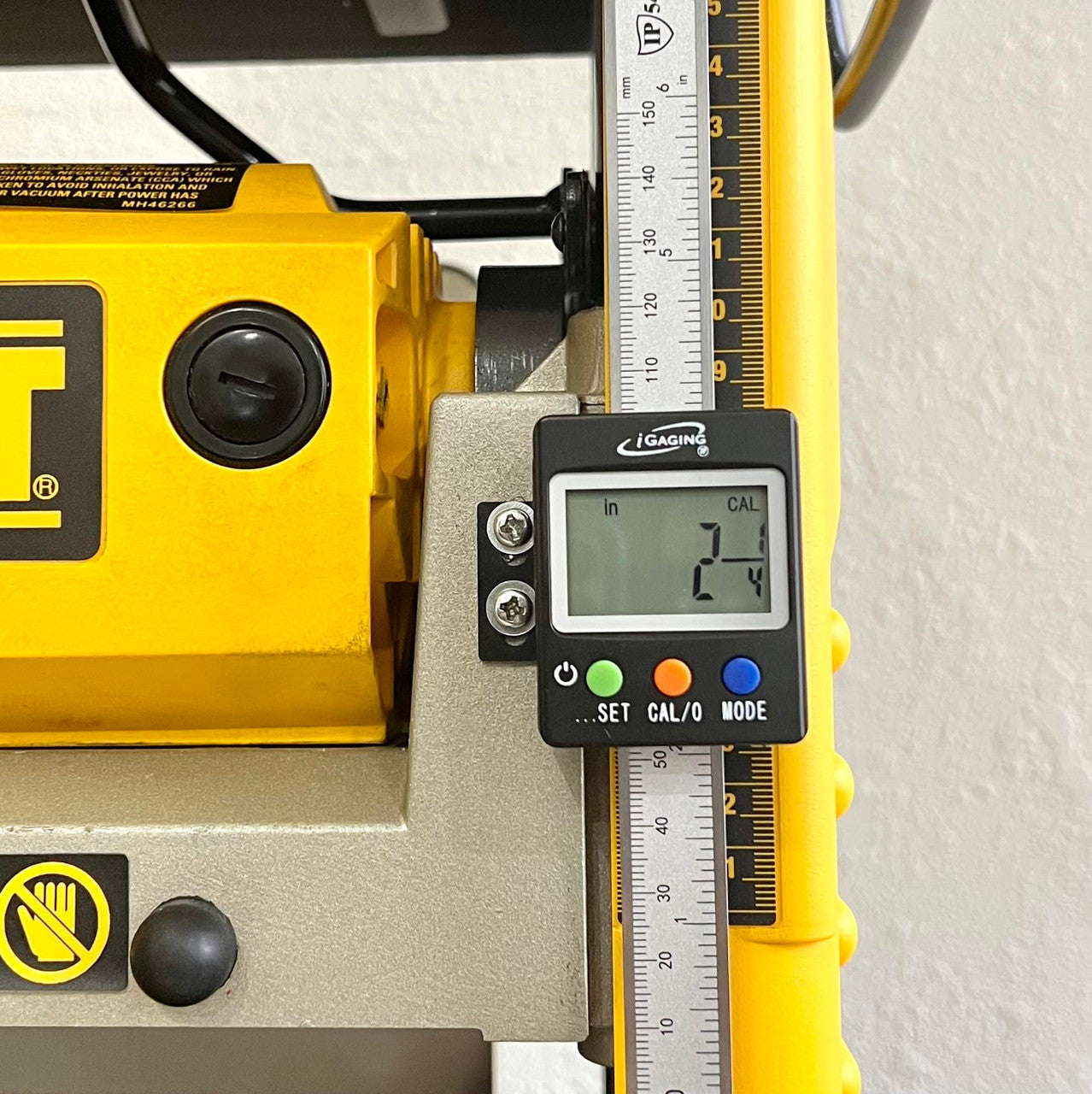 iGaging EZ-View Digital Planer Readout DRO for Portable Planer - Planer Accessories Kit for Dewalt 734 735 and More! IP54 Dust and Moisture Protection (35-600-P6