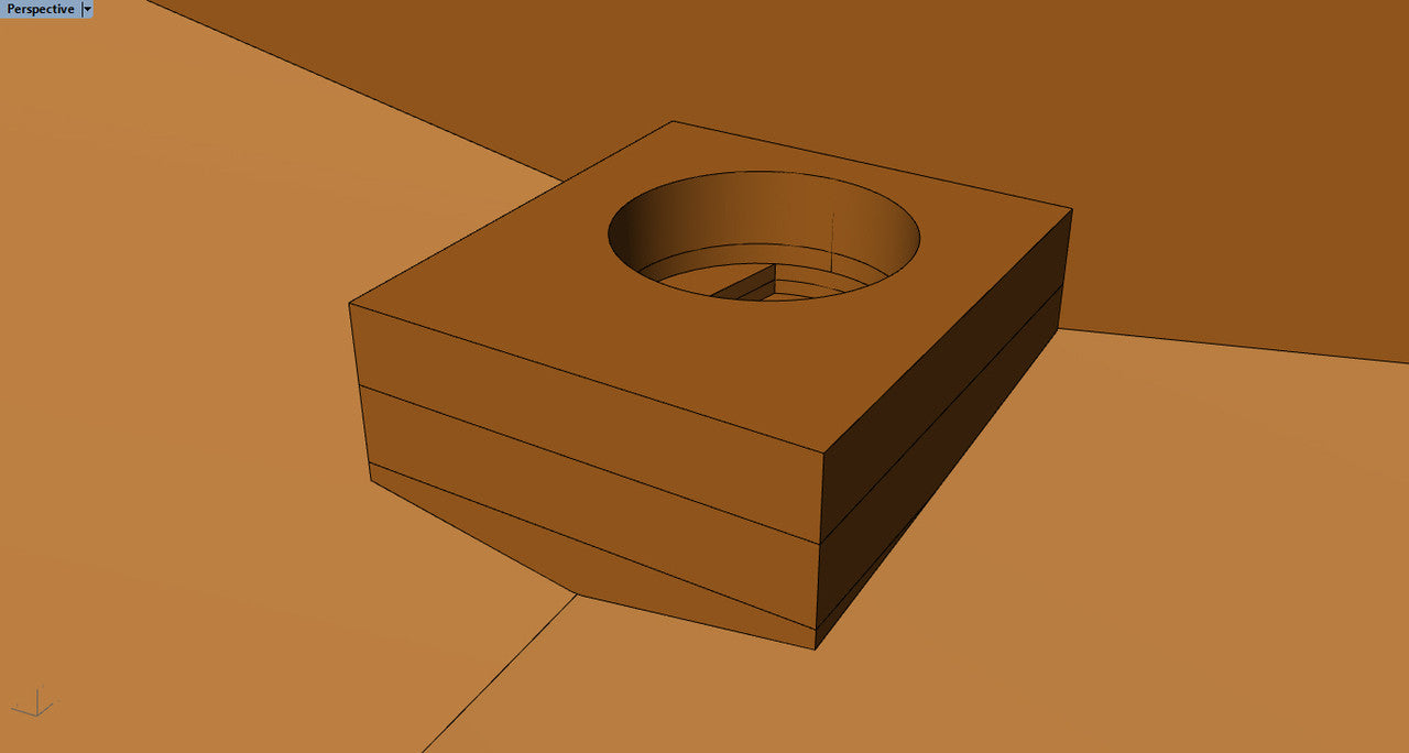 CNC shaped Plywood Mast Step