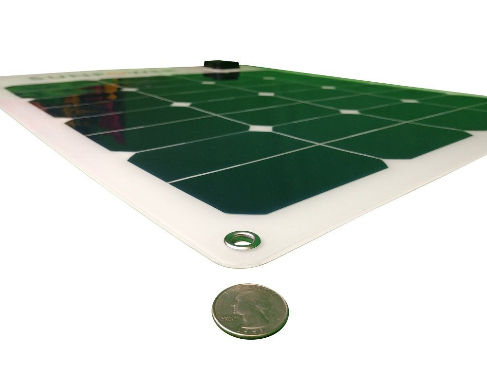 SunPower® 50 Watt Flexible Monocrystalline High Efficiency Solar Panel