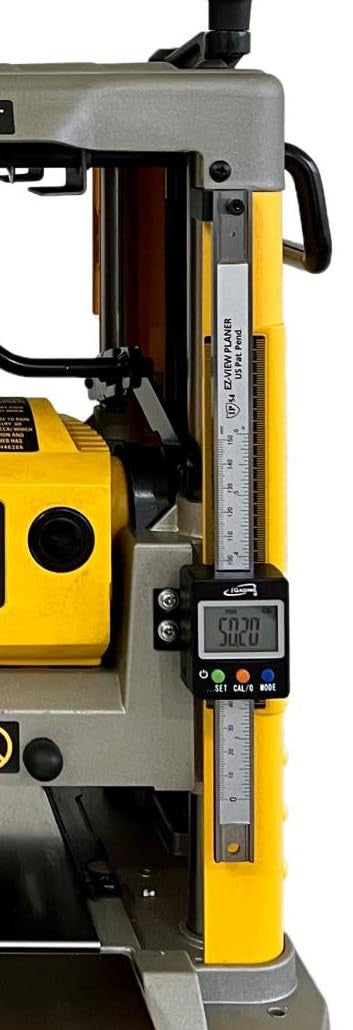 iGaging EZ-View Digital Planer Readout DRO for Portable Planer - Planer Accessories Kit for Dewalt 734 735 and More! IP54 Dust and Moisture Protection (35-600-P6