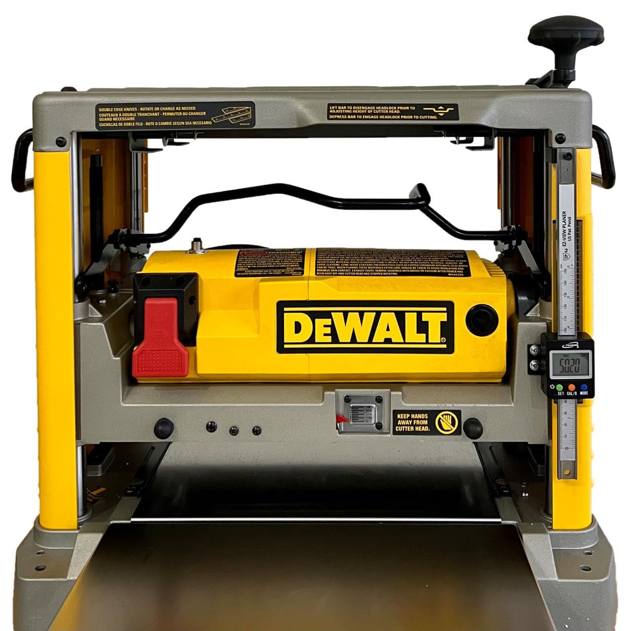 iGaging EZ-View Digital Planer Readout DRO for Portable Planer - Planer Accessories Kit for Dewalt 734 735 and More! IP54 Dust and Moisture Protection (35-600-P6