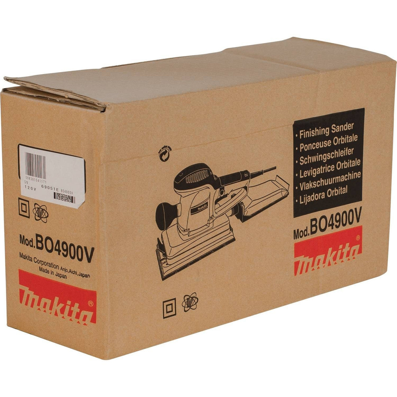 Sheet Finishing Sander, 1/2 In, 2.9 A