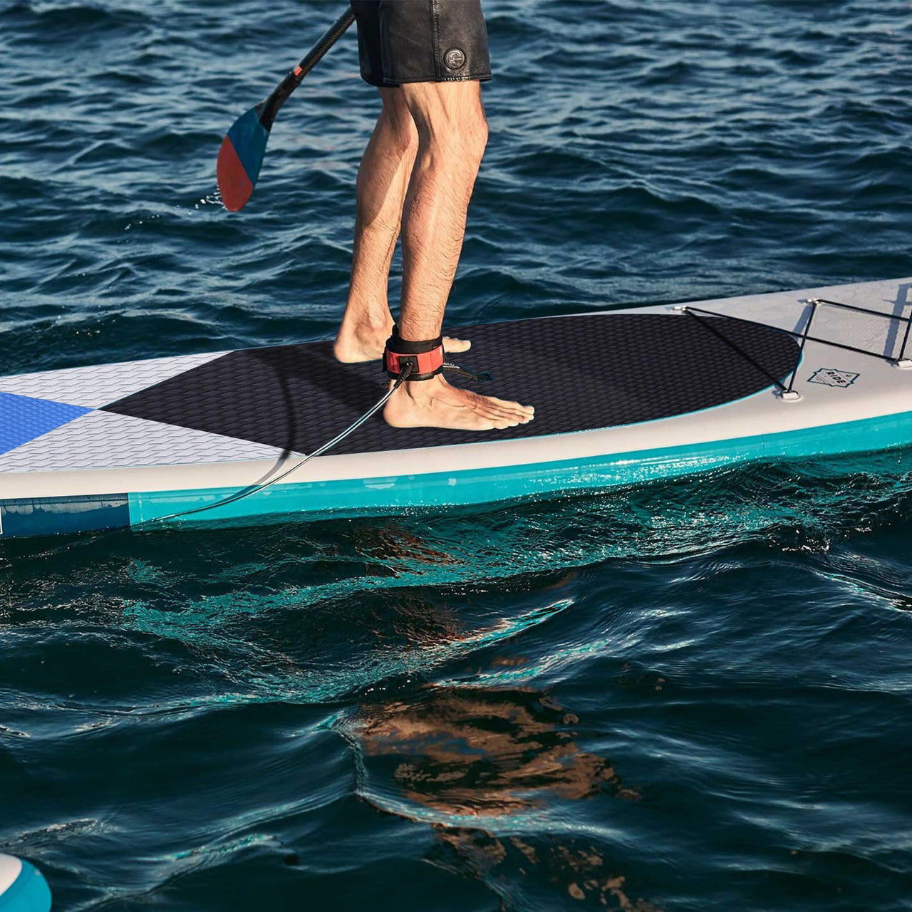 HZshark EVA Foam Traction Pad Deck Grip Mat Non-Slip 94.5"X21.6" DIY Trimmable Sheet Universal for Boat Decking, Surfboard, Kayak, RV Flooring, Steps, Pool, Skimboard, SUP, Golf Cart, Car and More