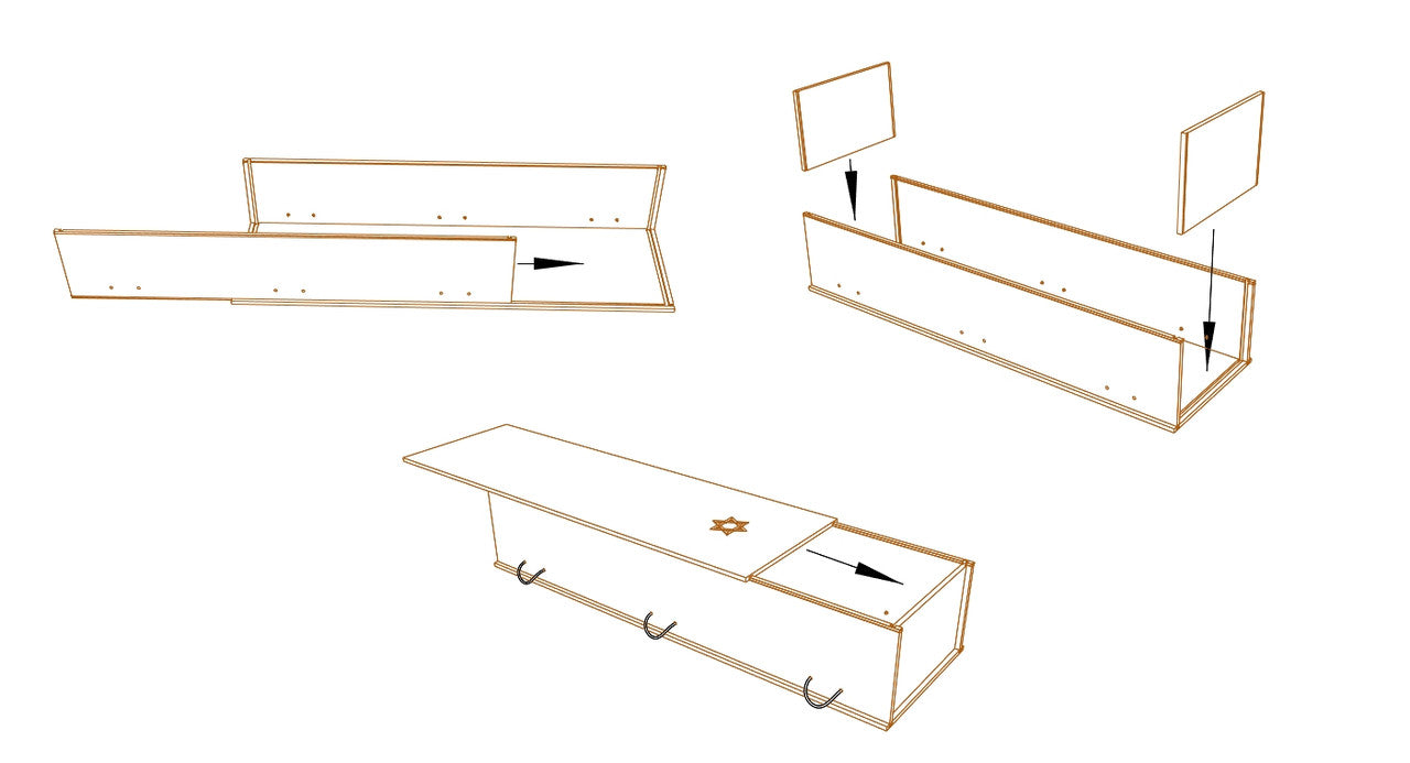 Plywood Casket