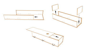 Plywood Casket