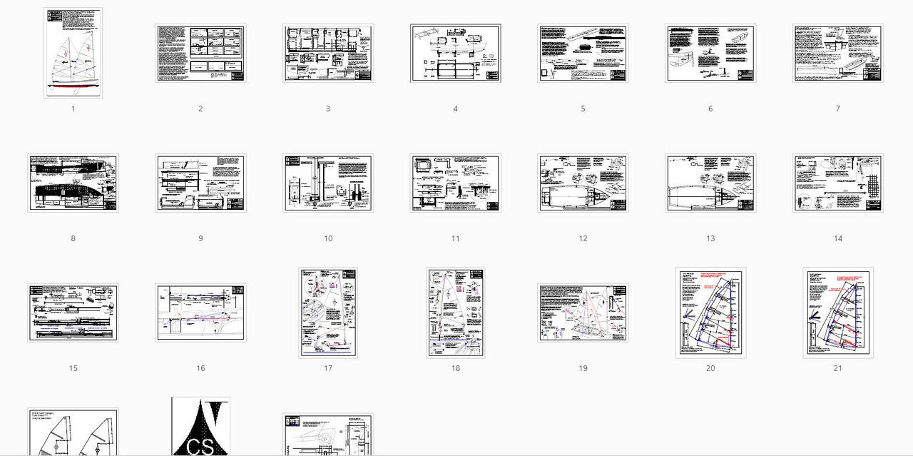 Core Sound 17 Plans (instant download)