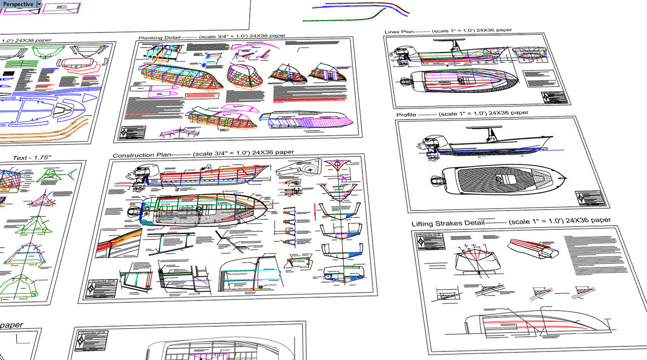 Ocracoke 20-B Plans and CNC .DXF FILES