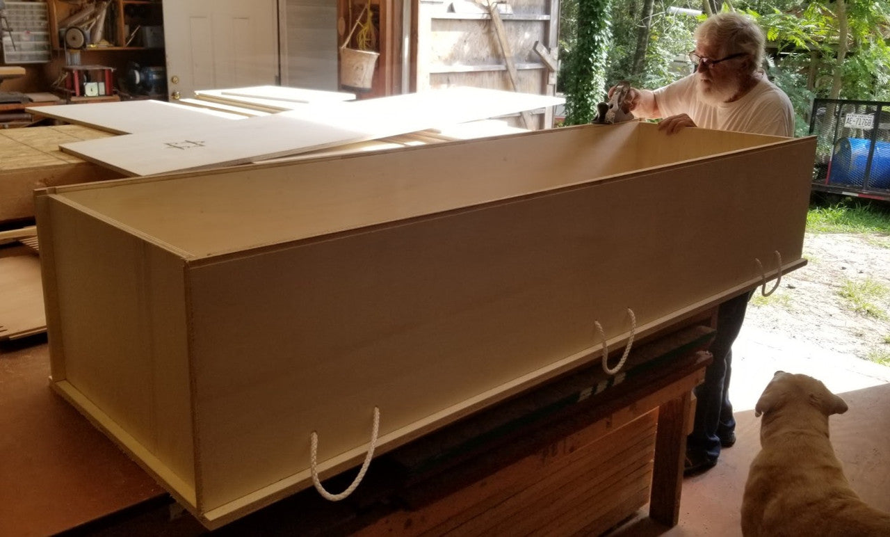 Plywood Casket