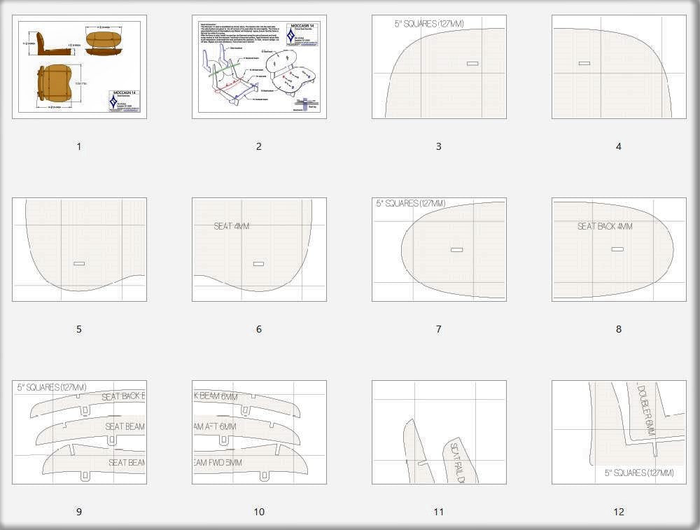 Tractor Style Canoe Seat Plans (Instant Download)