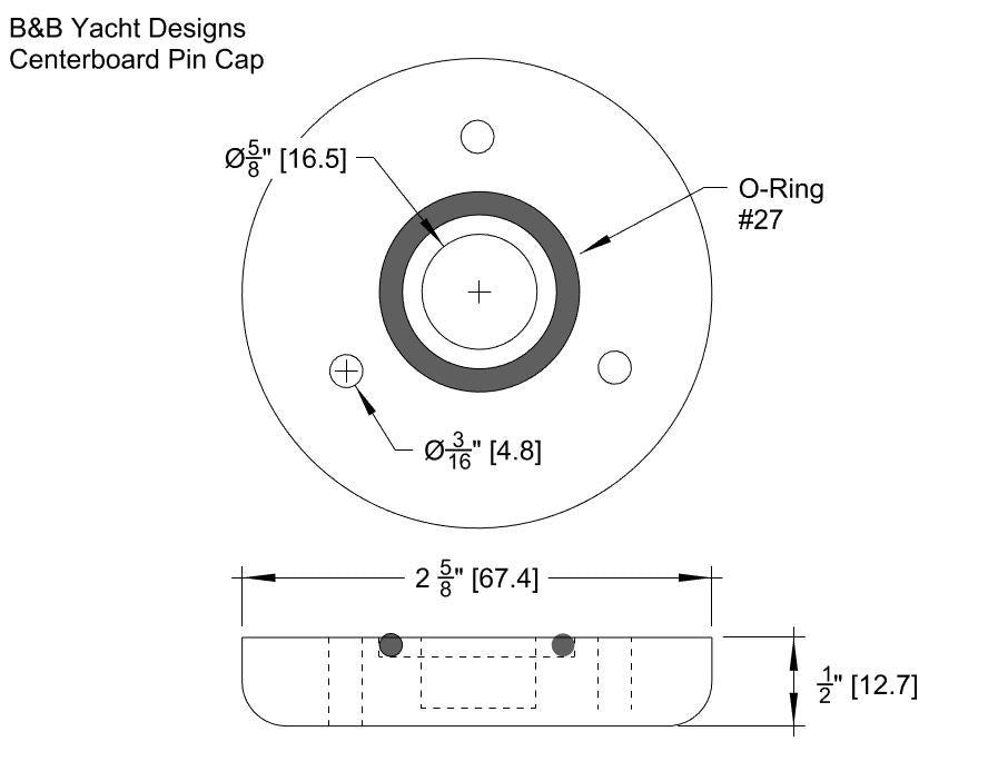 Centerboard Pin Cap