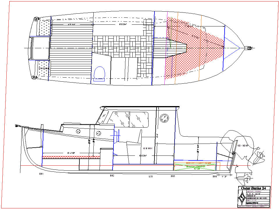 Outer Banks 24' (Plans and Templates)