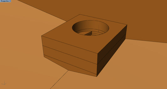 CNC shaped Plywood Mast Step