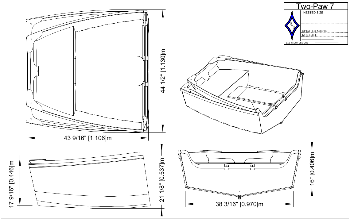Two Paw 7 Plans (instant download)