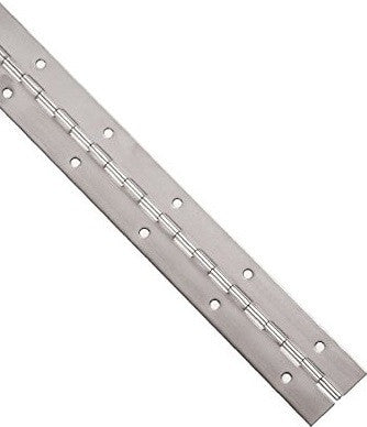 1-1/2" Stainless Steel Piano Hinge (per foot)