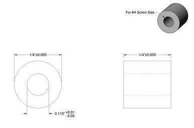 Rivet Spacer