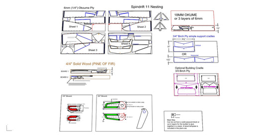 Spindrift 11 Nesting DXF Files