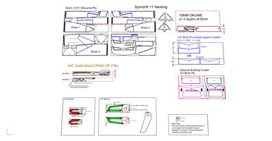 Spindrift 11 Nesting DXF Files