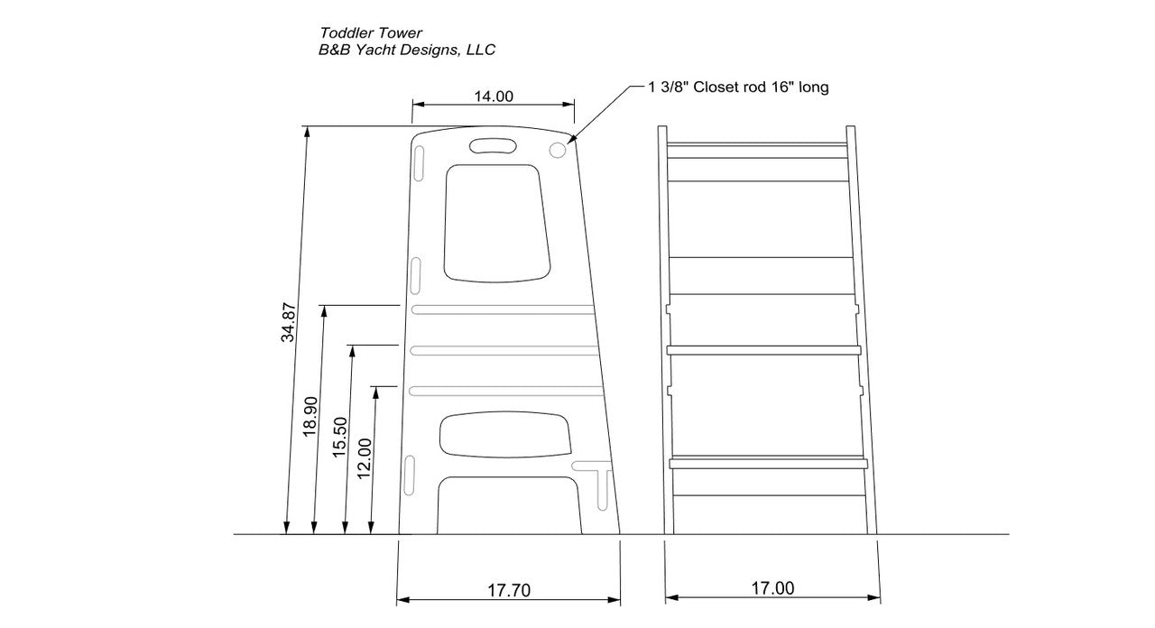 Toddler Tower .DXF FILE